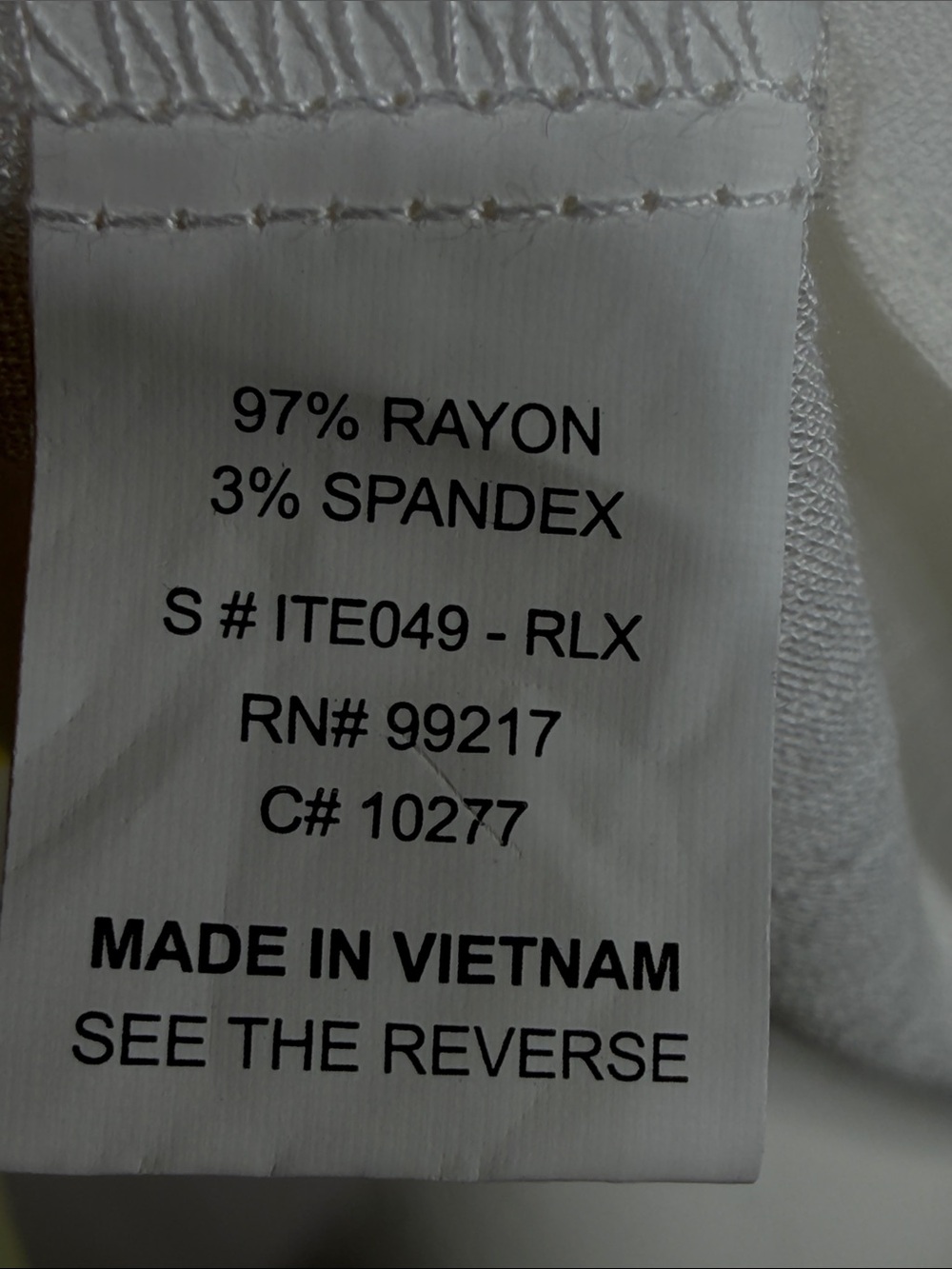 Moa Moa White Ruffle Button-Front Camisole (r15) - Picture 7 of 7